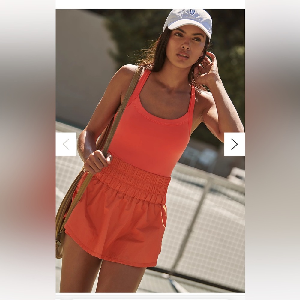 Free People Skortsie. Size Small. Morning Burst Orange